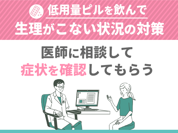 医師に相談して症状を確認してもらう
