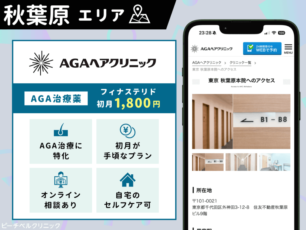 AGAヘアクリニック秋葉原本院