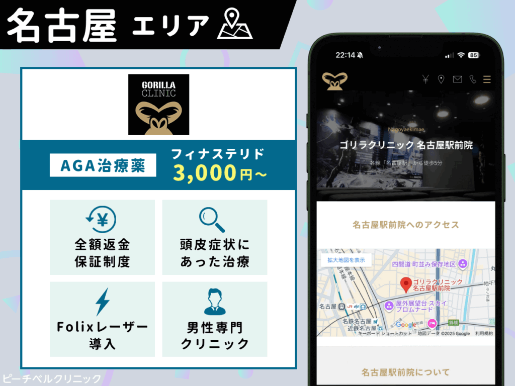 ゴリラクリニック名古屋駅前院