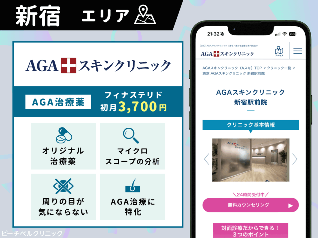 AGAスキンクリニック新宿駅前院