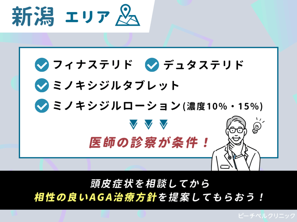 【新潟】AGAおすすめクリニック比較7選一覧