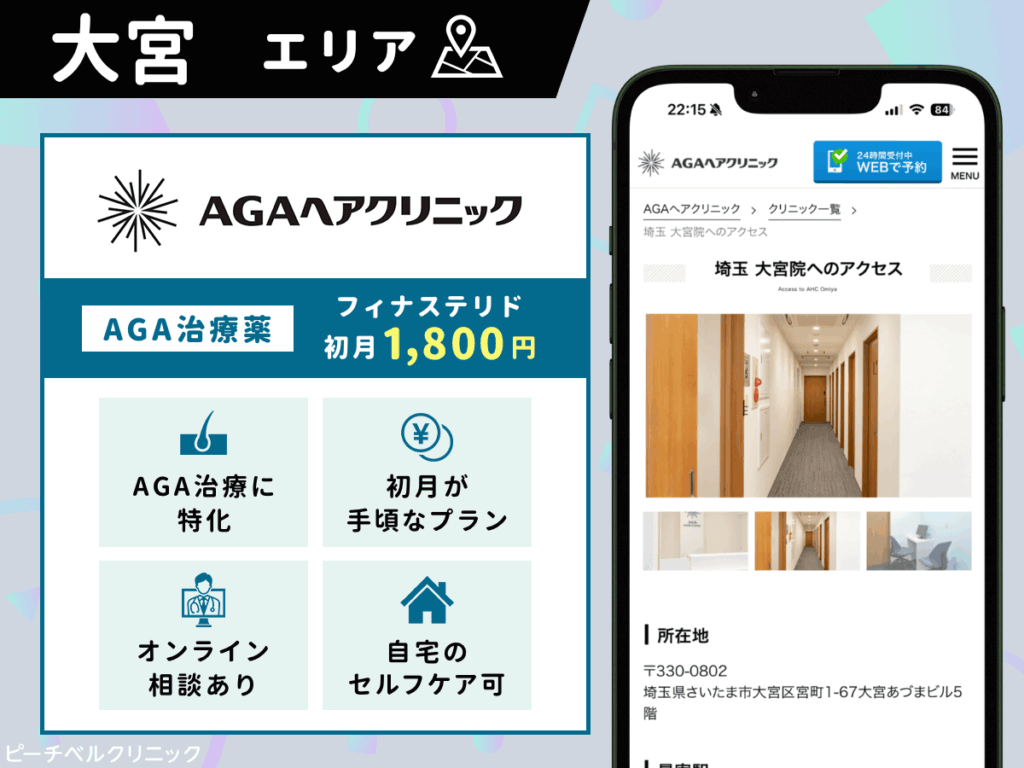 AGAヘアクリニック埼玉大宮院